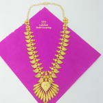 One Gram Gold Forming Kerala Box Necklace