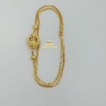 One Gram Gold Forming Round Lakshmi SQ Mugappu Chain
