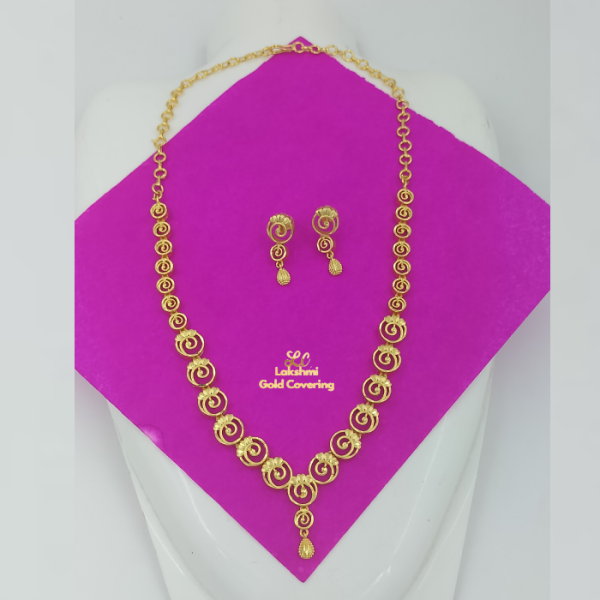 One Gram Gold Forming Surul Necklace