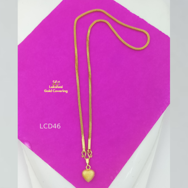 One Gram Gold Forming Heart Doller Chain