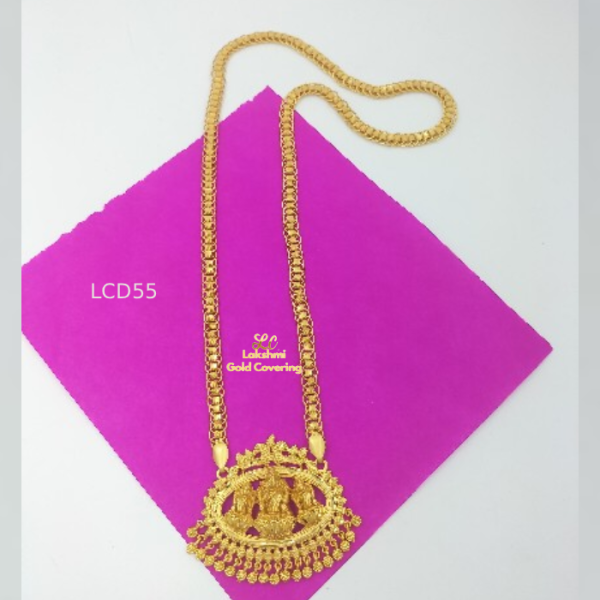 One Gram Gold Forming 3 Lakshmi  Doller Chain