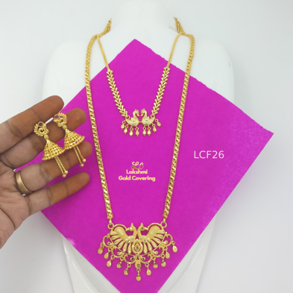 One Gram Gold Forming Double Mayil Combo