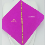 One Gram Gold Forming Link Chain Bracelet