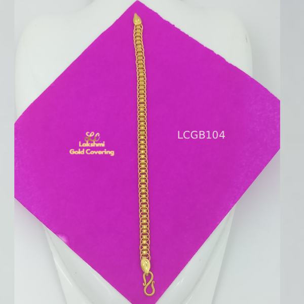 One Gram Gold Forming Curb Chain Bracelet