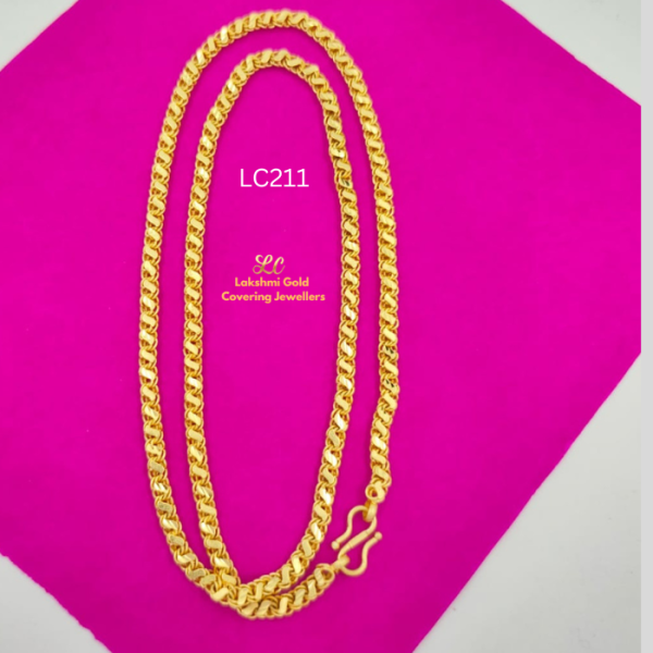 One Gram Gold Covering S Desing Chain