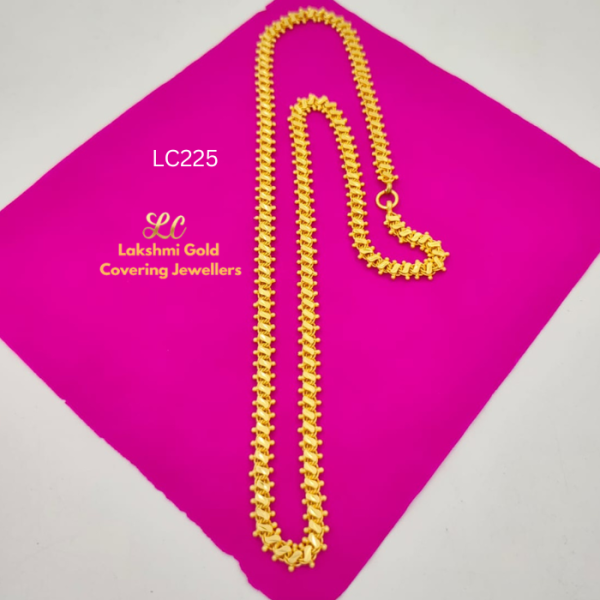 One Gram Gold Forming Arumbu Chain