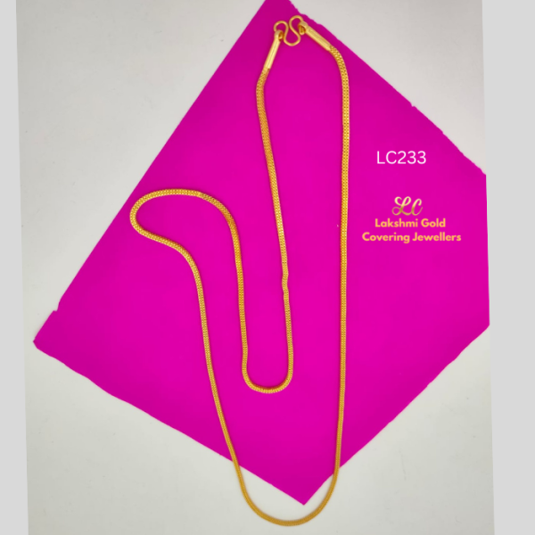 24 inch One Gram Gold Forming  SQ Chain
