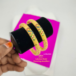 One Gram Gold Forming Mayil Bangle