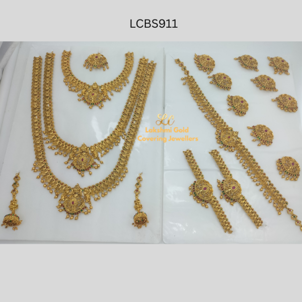 Primium Gold MAT  Finish Flower Bridal Set