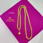 One Gram Gold Forming ball dollar Lotus chain