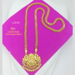 One Gram Gold Forming Traditional Gold Look Dollar Chain