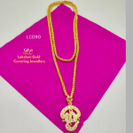 One Gram Gold Forming OM Dollar Chain