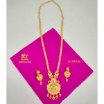 One Gram Gold Forming Arumbu Designer Haram