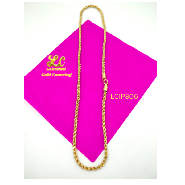 Iympon Plain Murukku Chain  24 inch