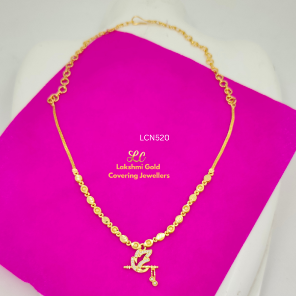 One Gram Gold Forming Flute Necklace