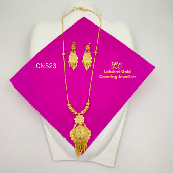 One Gram Gold Forming LM Hanging Necklace