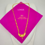 One Gram Gold Forming HF Moon Necklace