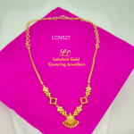 One Gram Gold Forming Rhombus Necklace