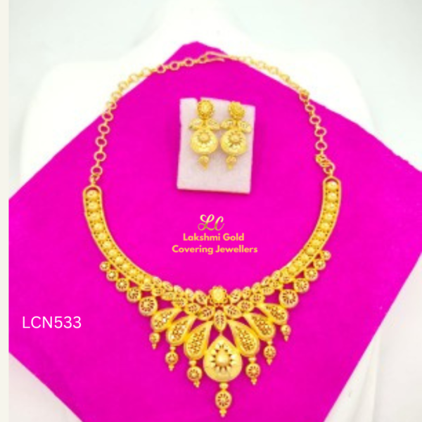 One Gram Gold Forming Lak Necklace