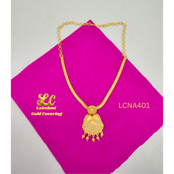 One Gram Gold Forming Chandramuki Necklace