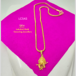 One Gram Gold Forming mayileragu flut Dollar chain