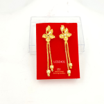One Gram Gold Forming Flower Chain Earing