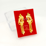 One Gram Gold Forming Peacock Shape Earing