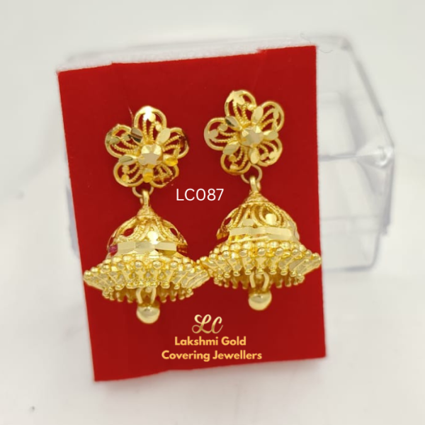 One Gram Gold Forming Surul  Earing